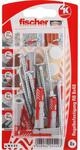 Fischer D&uuml;bel DuoPower &Oslash; 8 mm x 40 mm RB K 8 St&uuml;ck mit Schraube und Aufkleber