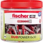Fischer D&uuml;bel DuoPower &Oslash; 6 mm x 30 mm Runddose 200-teilig