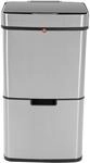 Hailo Sensor-M&uuml;lltrennersystem &Ouml;ko Vario XL 25 + 25 + 4, Edelstahl