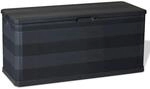 vidaXL Gartenbox Schwarz 117&times;45&times;56 cm