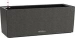 Lechuza&reg; Pflanzgef&auml;&szlig; Balconera Stone 50 Graphitschwarz 50 cm x 19 cm