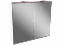 Fackelmann Spiegelschrank Lima Weiß 80 cm mit Softclose Türen