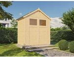Bertilo Holz-Gartenhaus Sylt 1 natur Satteldach Unbehandelt 202 cm x 132 cm