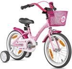 PROMETHEUS BIKES Kinderfahrrad 16 Zoll ab 4 und 5 Jahre mit St&uuml;tzr&auml;dern und
