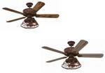 WESTINGHOUSE Deckenventilator Westinghouse Barnett Braun 122 cm mit LED Beleuchtung
