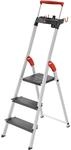 Hailo Alu-Sicherheits-Stehleiter L100 TopLine 3-stufig