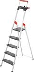 Hailo Alu-Sicherheits-Stehleiter L100 TopLine 5-stufig