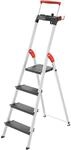 Hailo Alu-Sicherheits-Stehleiter L100 TopLine 4-stufig