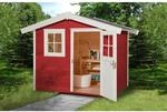 Gartenhaus 123 Gr.2 Satteldach Schwedenrot 28 mm