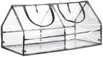 Relaxdays Foliengew&auml;chshaus PVC Eisen Transparent UV-best&auml;ndig Wetterfest 60 cm x