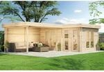 Carlsson Gartenhaus Quinta Flachdach Unbehandelt 680 cm x 472 cm