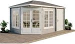 Alpholz Gartenhaus Josephine-40 Walmdach Unbehandelt 470 cm x 325 cm