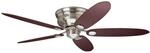HUNTER FANS Deckenventilator Hunter Low Profile III Chrom Geb&uuml;rstet mit Zugschalter