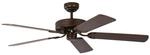 Pepeo Deckenventilator Potkuri Aged Bronze - Mahagoni 132 cm mit Zugkette