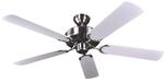 Pepeo Deckenventilator Potkuri Aged Silver - Wei&szlig; 132 cm mit Zugkette