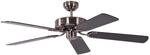 Pepeo Deckenventilator Potkuri Aged Silver - Schwarz 132 cm mit Zugkette