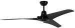 Pepeo Industrie Deckenventilator Pepeo Vourdries Schwarz 142 cm ohne Steuerung