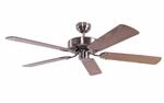 Pepeo Deckenventilator Potkuri Aged Silver - Eiche 132 cm mit Zugkette