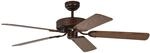 Pepeo Deckenventilator Potkuri Aged Bronze - Eiche 132 cm mit Zugkette