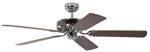 Pepeo Deckenventilator Potkuri Stahl - Walnuss 132 cm mit Zugkette