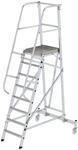 MUNK Plattformleiter Fahrbar 8 Stufen