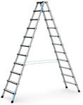 Zarges Comfortstep B Stehleiter mit Gepolsterter Stufen-Vorderkante 2x11 Stufen