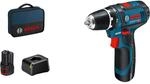 Bosch Professional 12 V Akku-Bohrschrauber GSR 12V-15 inkl. 2 Ah Akkus