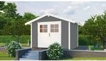 weka Gartenhaus 122 Gr.3 Satteldach Grau 28 mm