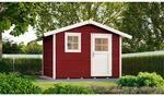 Gartenhaus 123 Gr.3 Satteldach Schwedenrot 28 mm