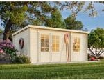 Palmako Ella Holz-Gartenhaus Natur Pultdach Unbehandelt 470 cm x 300 cm