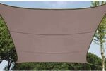 Perel Sonnensegel rechteckig 2 x 3 m Taupe