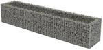 vidaXL Gabionen-Hochbeet Stahl 270x50x50 cm 595140