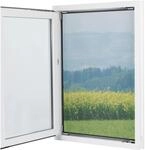 Easymaxx Fenster-Moskitonetz Magic Klick Schwarz 150 cm x 130 cm