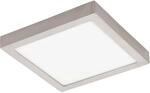 Eglo Connect LED-Aufbauleuchte Fueva Nickel matt 30 cm x 30 cm