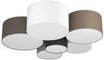 EGLO Deckenlampe PASTORE WS-Braun-Grau-Schwarz 6-flammig E27 &Oslash; 990mm
