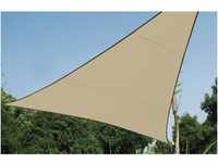 Perel Dreieck-Sonnensegel wasserdurchlässig 360 cm x 360 cm
