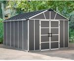 Palram - Canopia Kunststoff-Gartenhaus Yukon 3.3 x 4 Satteldach
