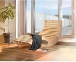 Weka Wellnessliege inkl. Saunabadetuch