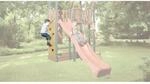 Tabaluga Kletterwand mit 5 Steinen