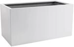 Vivanno Pflanzk&uuml;bel Maxi 60 cm x 30 cm x 30 cm Wei&szlig;