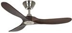 CASAFAN Energiespar Deckenventilator mit Fernbedienung Eco Genuino Chrom Geb&uuml;rstet -