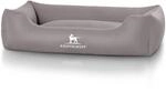 Knuffelwuff Hundebett Sidney Kunstleder XL 105 x 75cm Grau