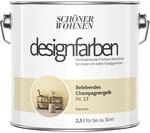Sch&ouml;ner Wohnen Designfarben Belebendes Champagnercreme matt 2,5,