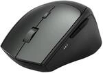 Hama 6-Tasten-Funkmaus MW-600 Optisch Dual-Modus mit USB-C/USB-A Schwarz