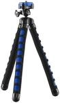 Mantona Kaleido Flex Stativ Ocean Blue 270X43X43Mm Biegbar Kugelkopf Reisestativ
