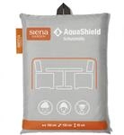 Siena Garden Schutzh&uuml;lle Sitzgruppe AquaShield Hellgrau 160 cm x 150 cm x 85 cm