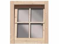 Karibu Dreh/Kippfenster für 28 mm Holz-Gartenhäuser