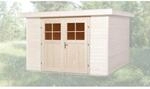 Zusatzdoppelt&uuml;r 182x182 cm f&uuml;r Weka Gartenhaus mit einer Wandst&auml;rke von 45 mm