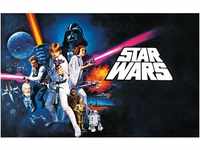 Komar Fototapete Vlies Star Wars Poster Classic 1 400 x 250 cm