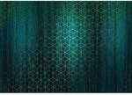 Sanders & Sanders Fototapete Grafik Petrolblau und Gold 400 x 280 cm 611858
